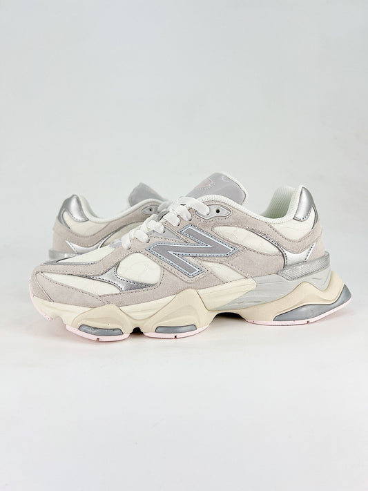 New Balance 9060 sneakers, featuring a retro-futuristic design inspired by archival models like the 990 serie