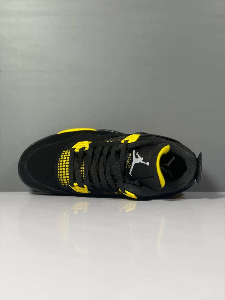 Nike Air Jordan Retro 4 Thunder Black Yellow