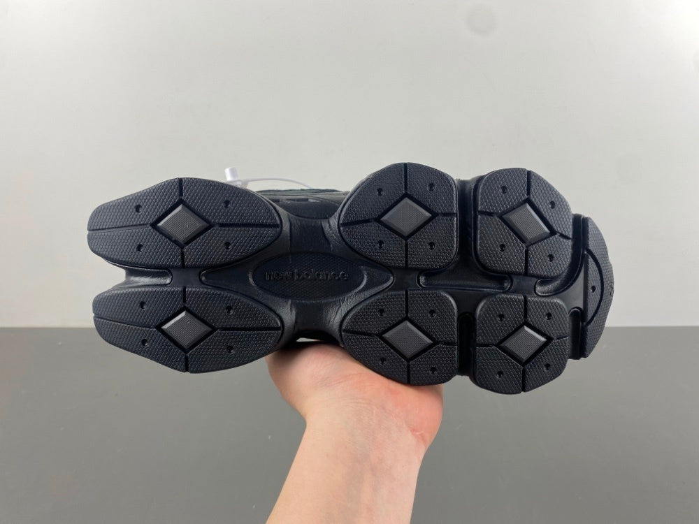 New Balance 9060 "Black Cat" (U9060ZGE) sneakers in black suede and mesh