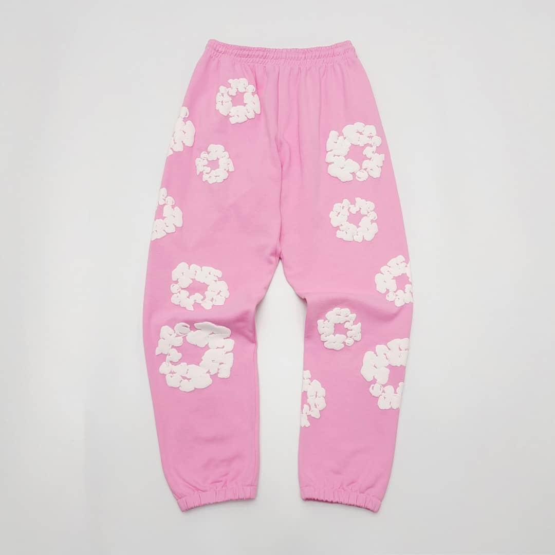Denim Tears The Cotton Wreath Sweatpants Pink