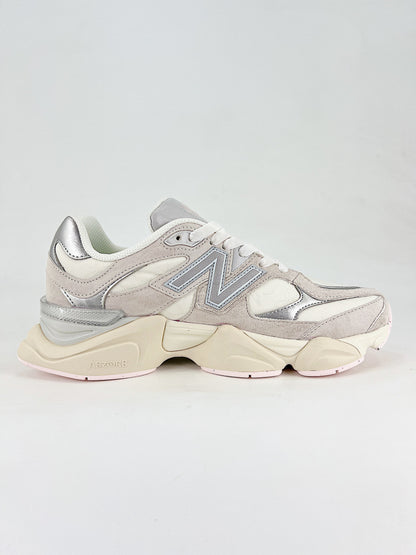 New Balance 9060 sneakers, featuring a retro-futuristic design inspired by archival models like the 990 serie