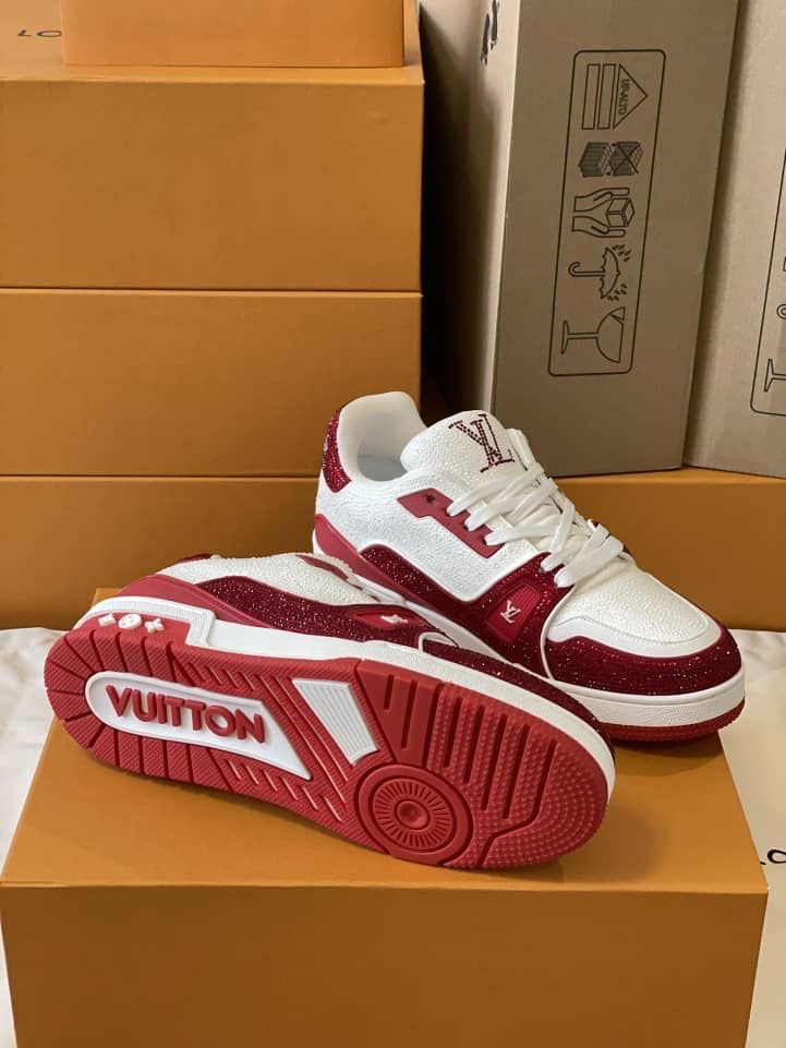 Louis Vuitton LV Trainers #54 Signature Red White