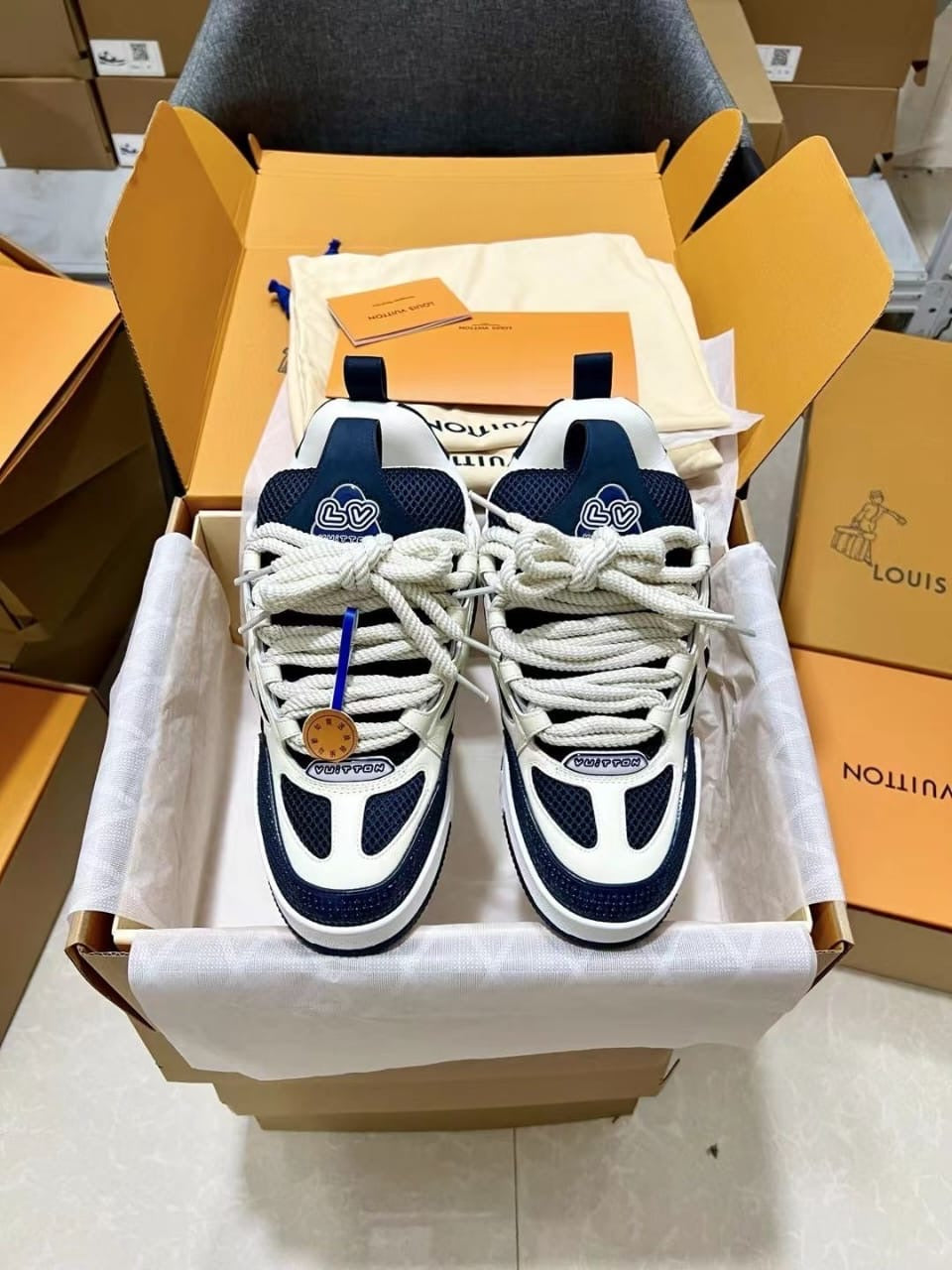 Louis Vuitton Skate Sneaker Marine