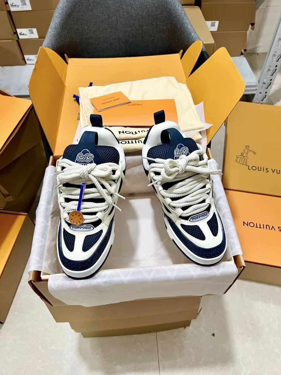 Louis Vuitton Skate Sneaker Marine