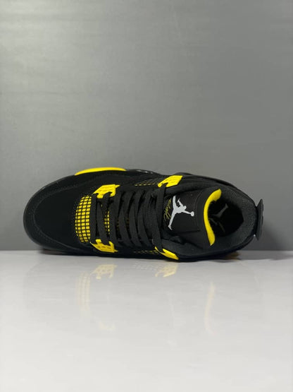 Nike Air Jordan Retro 4 Thunder Black Yellow