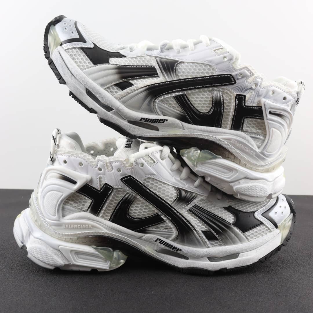 Balenciaga Runner Sneaker Black White