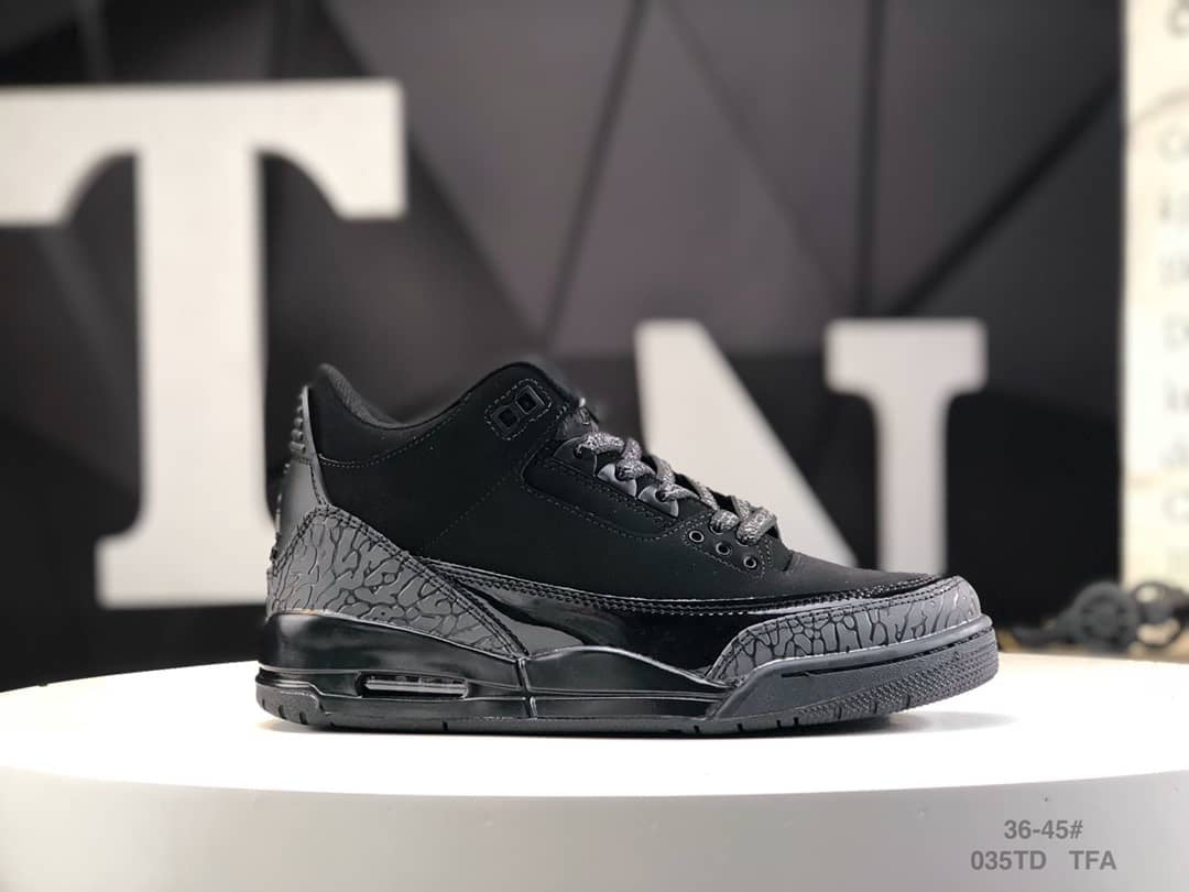 Jordan 3 Retro "Black Cat" Men's Shoe