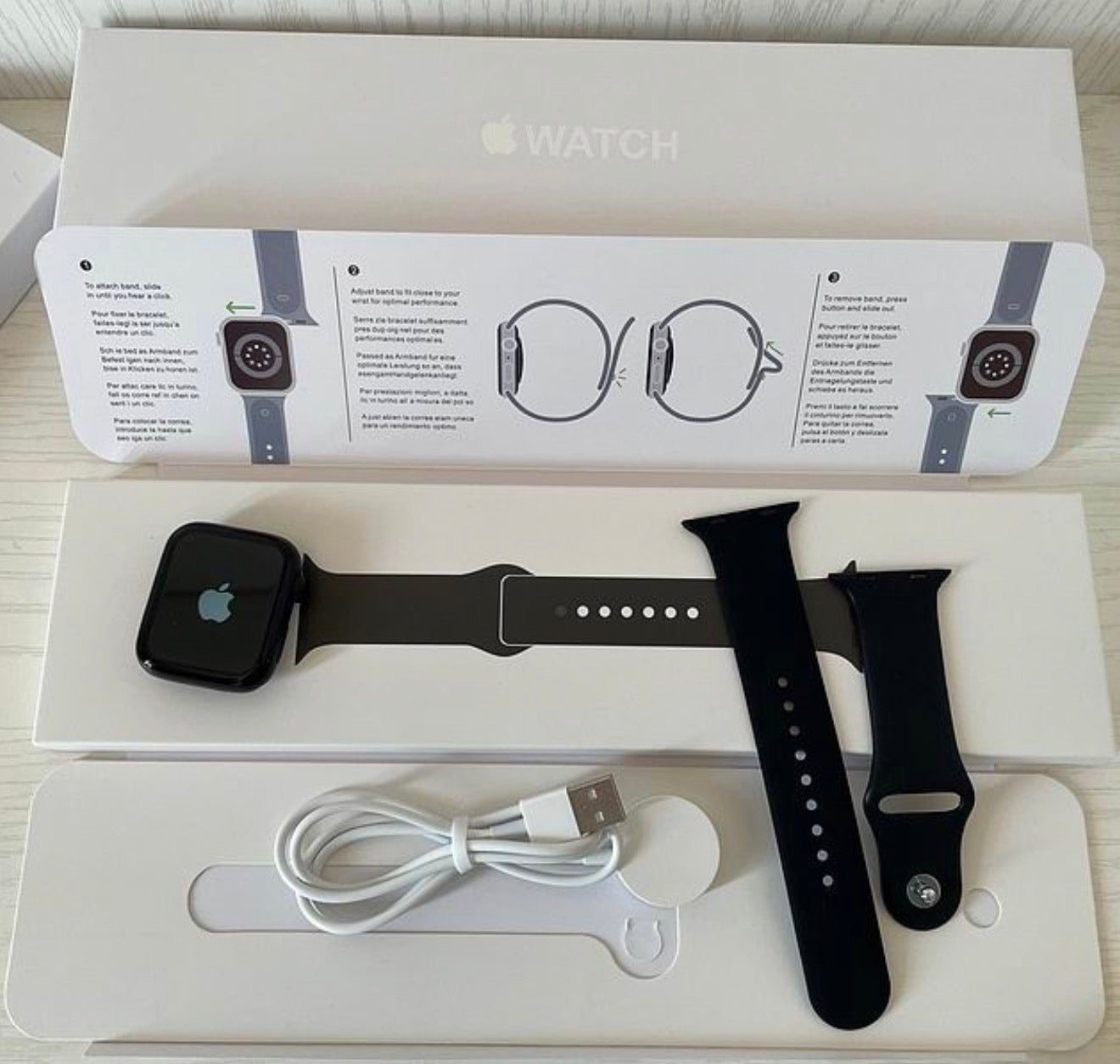 Premium Sport Silicone Strap for Apple Watch