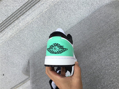 Nike Air Jordan 1 Low GS ‘’Green Glow’’ Black White
