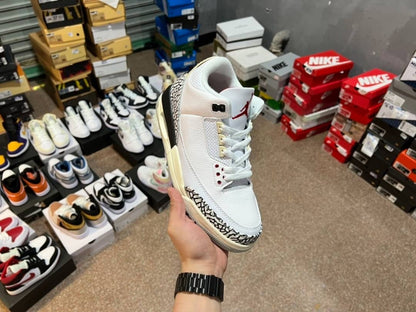 Jordan 3 Retro
White Cement Reimagined