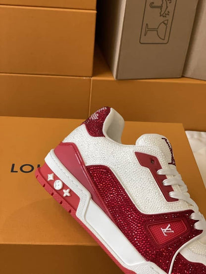 Louis Vuitton LV Trainers #54 Signature Red White