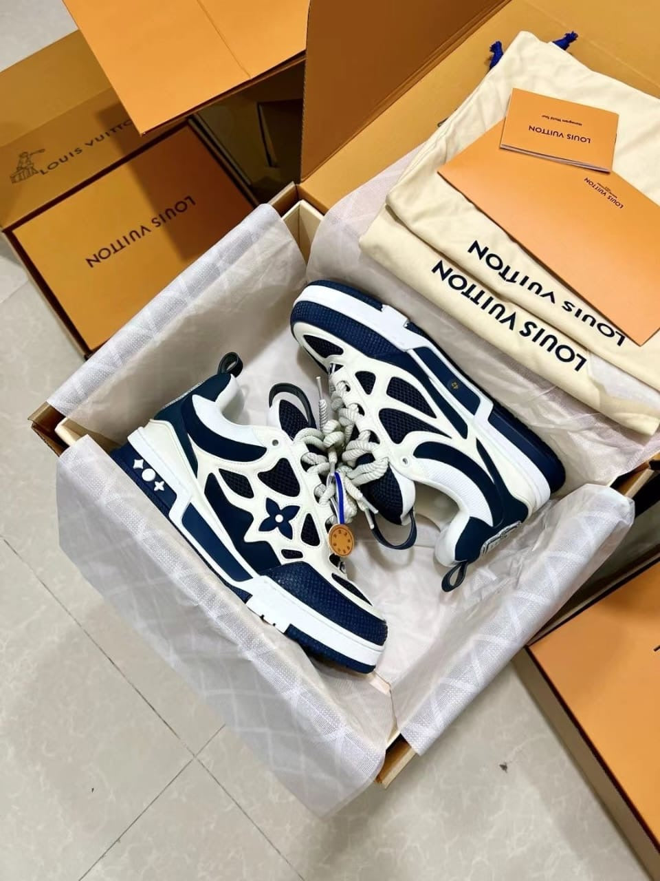 Louis Vuitton Skate Sneaker Marine