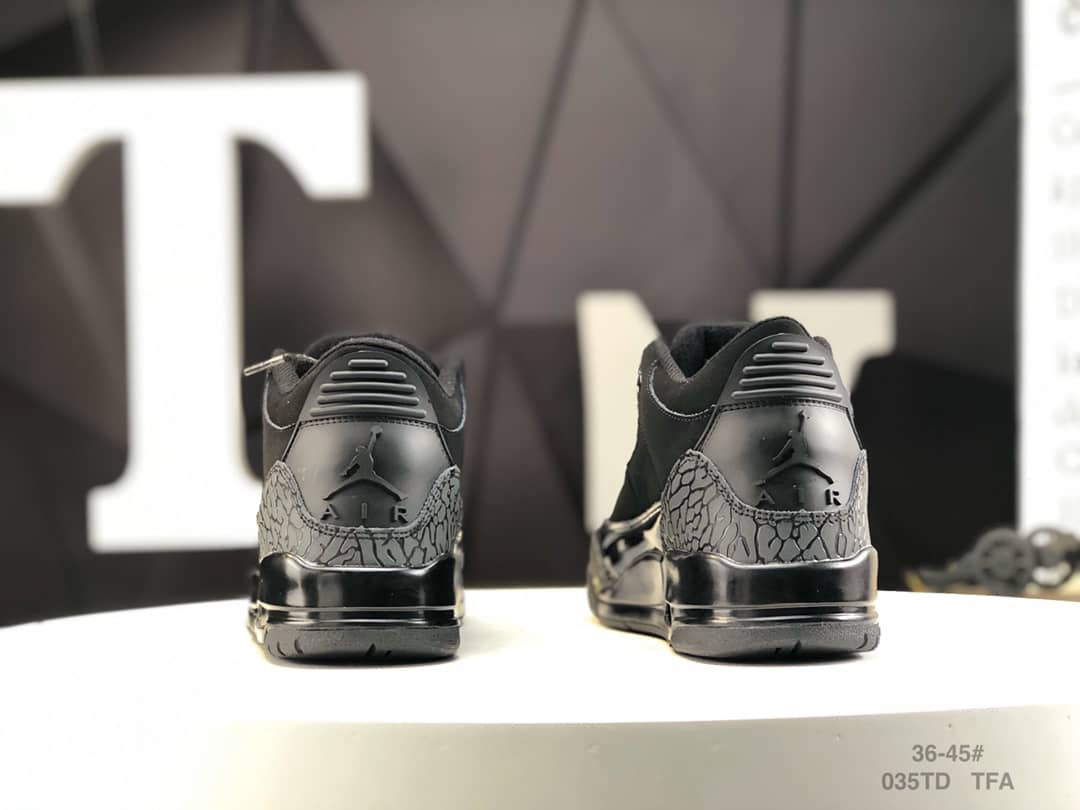 Jordan 3 Retro "Black Cat" Men's Shoe