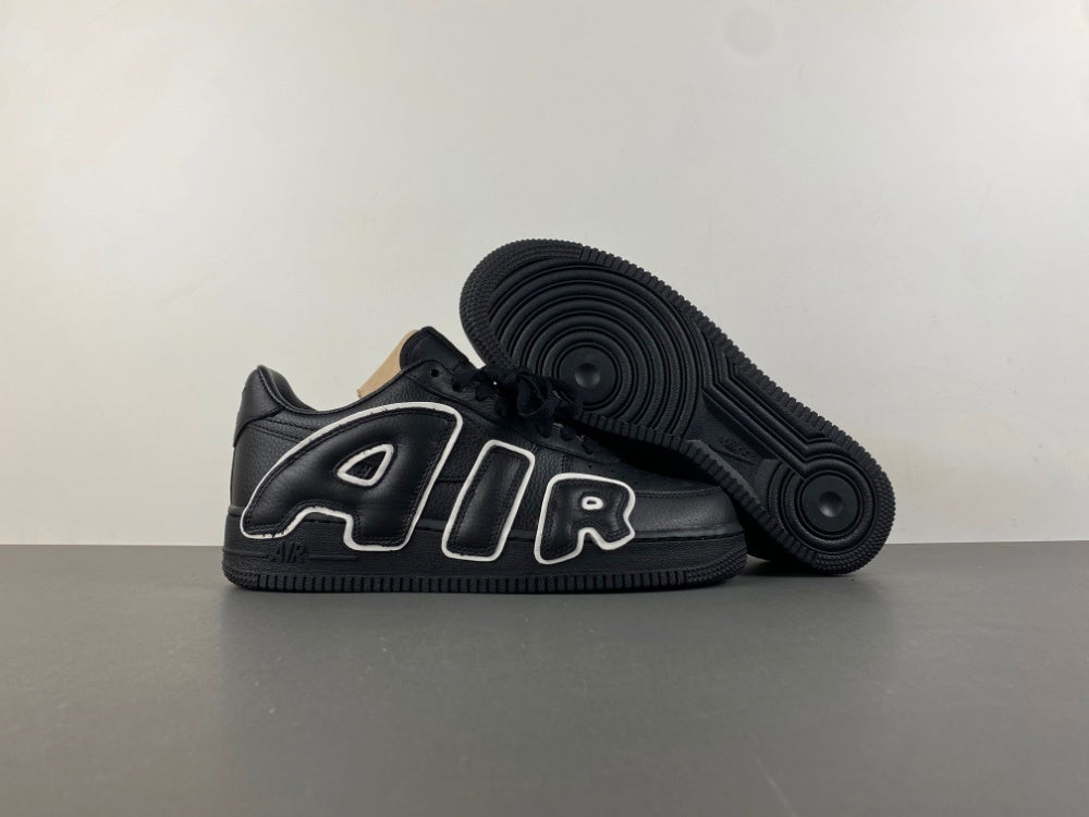 Nike Air Force 1 Low Cactus Plant Flea Market Premium in black tumbled leather