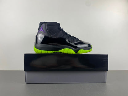 Nike Air Jordan 11 Retro in the "Black/Barely Volt" colorway