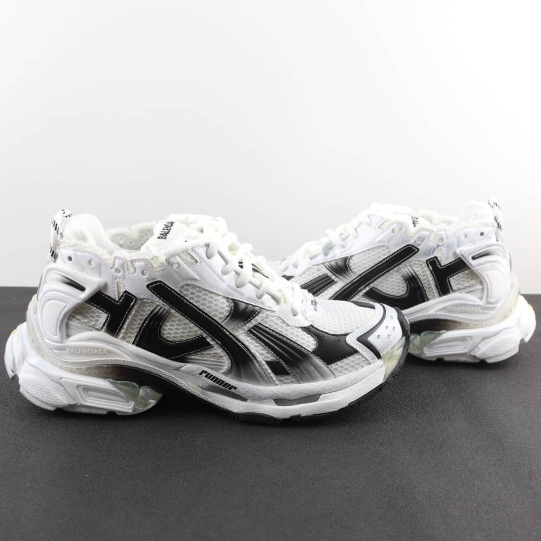 Balenciaga Runner Sneaker Black White