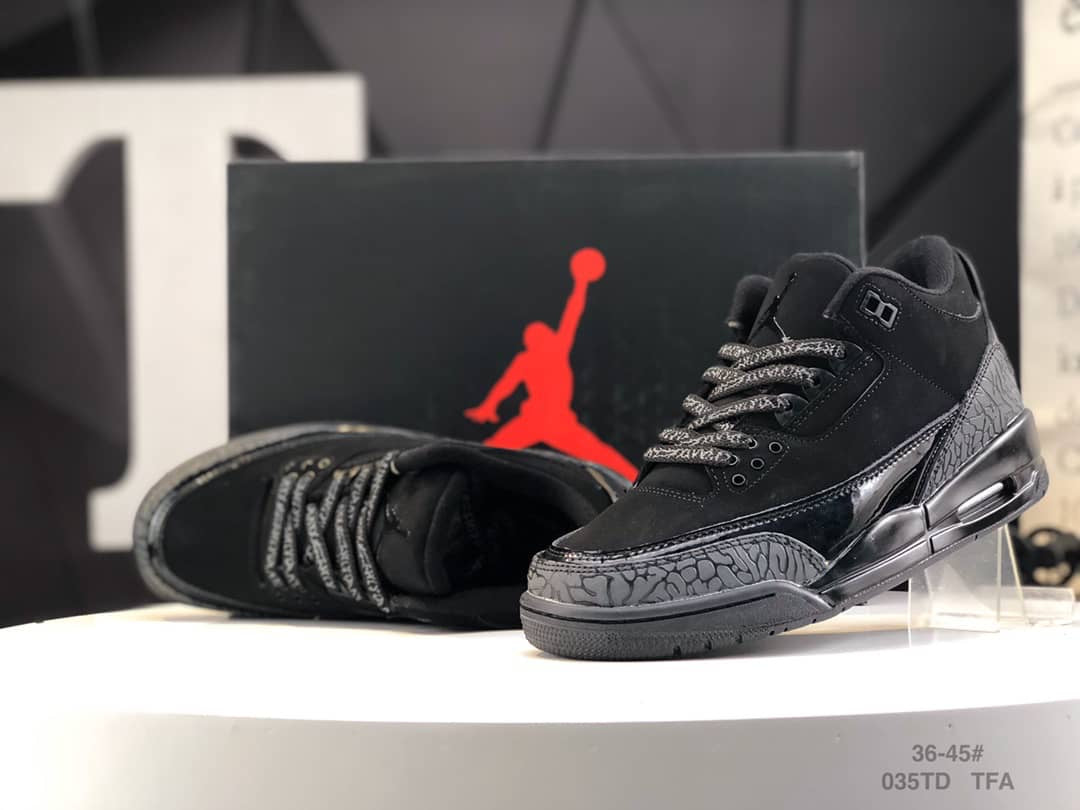 Jordan 3 Retro "Black Cat" Men's Shoe