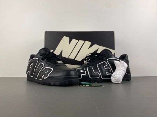 Nike Air Force 1 Low Cactus Plant Flea Market Premium in black tumbled leather