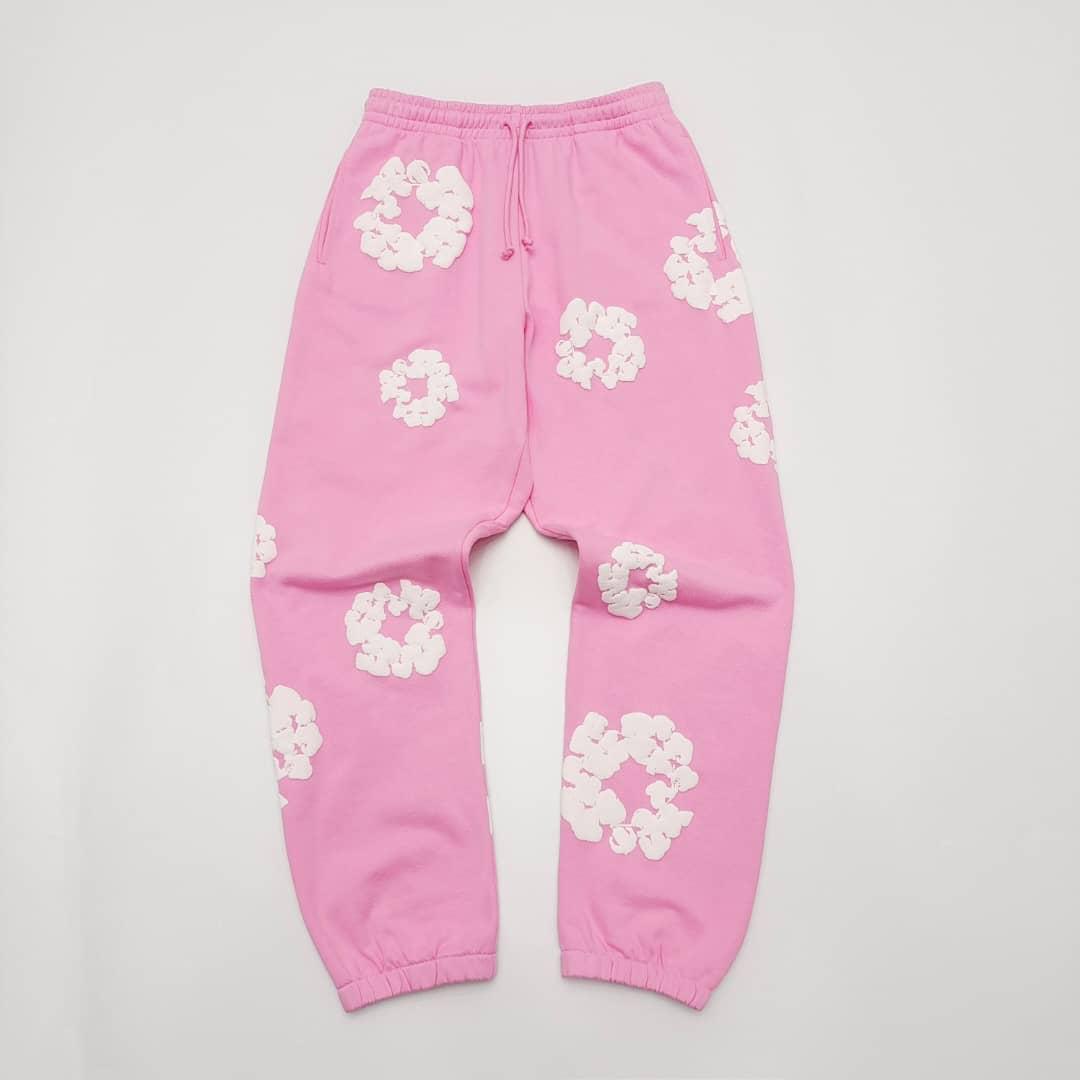 Denim Tears The Cotton Wreath Sweatpants Pink