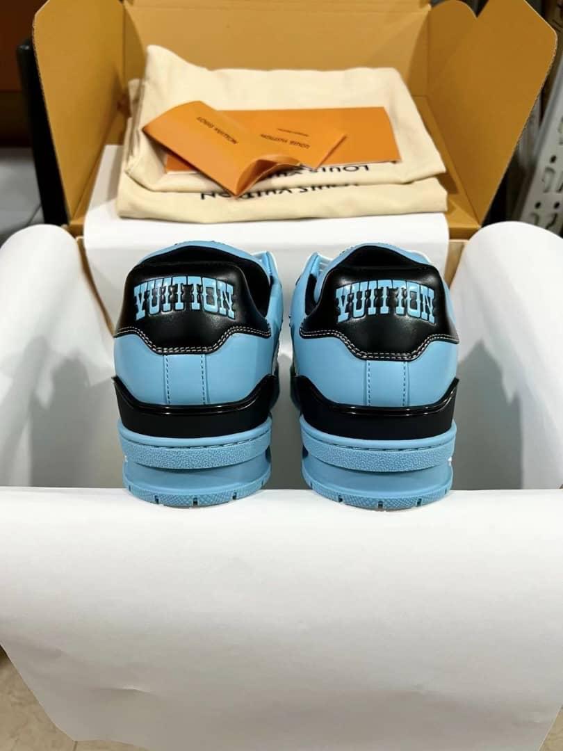 Louis Vuitton LV Trainer Teal Blue Black